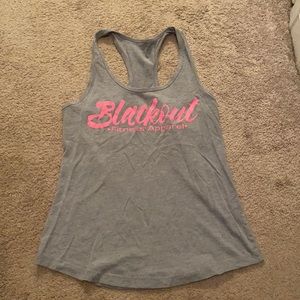 Blackout Fitness Apparel Tank, Size M/L, Fitness